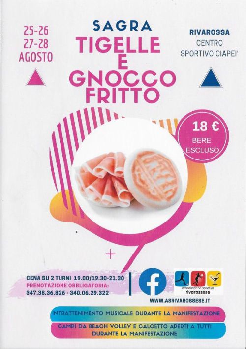 Manifestino della sagra tigelle
