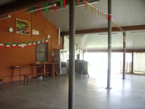 La struttura coperta, il bar