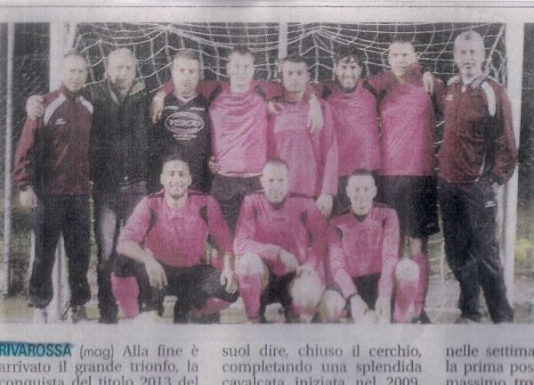 La squadra di calcio a 5 nel 2013
